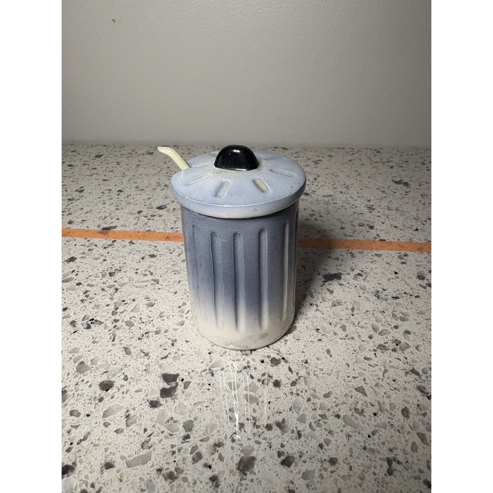 VTG RARE Artmark Japan marmalade jar or ceramic condiment holder etc‎